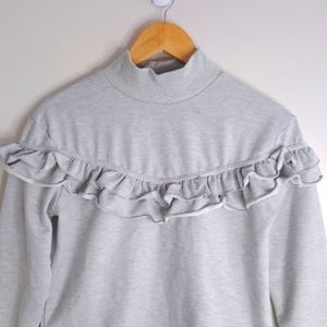 BUFFALO David Bitton Ruffle Trim Blouse